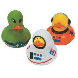 Rubber duck mini astronaut/alien (per 3)  Mini ducks