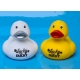 DUCKY TALK LUCKY duck geel  Eendjes met tekst