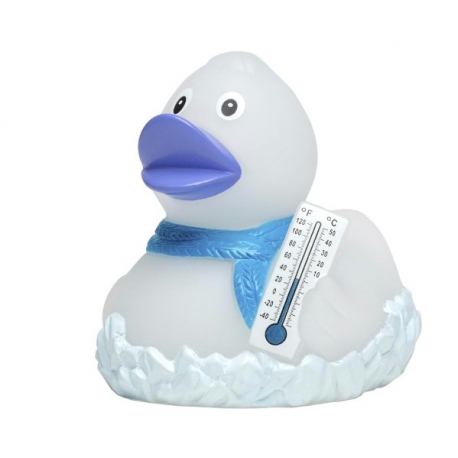Rubber duck winter thermometer DR  More ducks