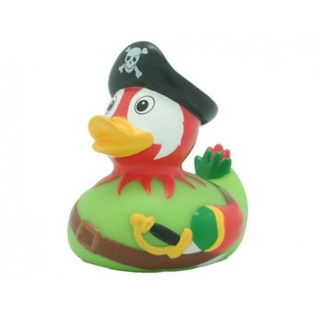 Rubber duck Pirate Parrot LILALU  Lilalu