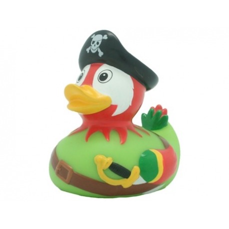 Rubber duck Pirate Parrot LILALU  Lilalu