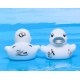 Gummi-ente JUST MARRIED silber  Silber