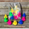 DUCKYbag 16 ente groß  mit Haken und 1 angelrute 45 cm