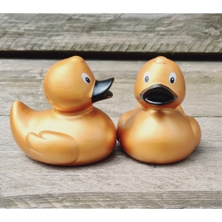 Gummi-ente Golden 8 cm B  Übrige farben