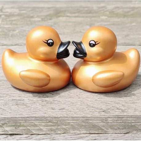 Rubber duck mini gold B  Gold