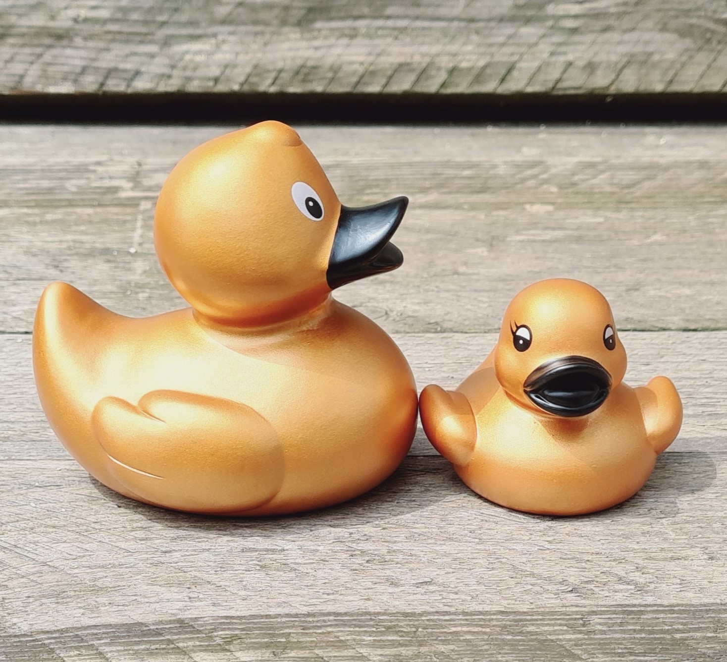 Badeend mini goud B