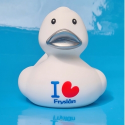 I love Fryslân Friesland rubber duck  Ducks with text