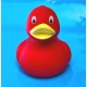 Rubberduck red 8 cm B  Other colors