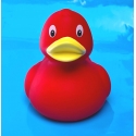 Gummi-ente Rot 8 cm B