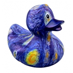 Sterrennacht Vincent van Gogh Badeend  Dutch Ducky