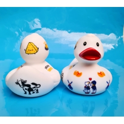 Rubber duck DUTCH DUCKY Kissing Couple 8 cm B  Dutch Ducky