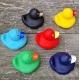 Gummi-ente dunkelBlau 8 cm B  Übrige farben