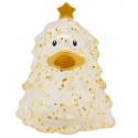Rubber duck Christmas tree glitter gold LILALU