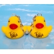 DUCKY TALK Thank you sleutelhanger geel  Sleutelhangers