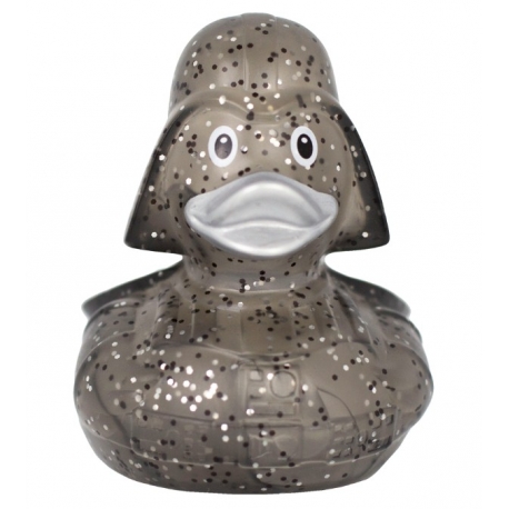 Rubber duck Black Star Glitter - Star Wars LLILALU  Lilalu