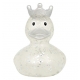 Rubber duck Glitter Crown Silver LILALU  Lilalu