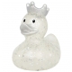 Rubber duck Glitter Crown Silver LILALU  Lilalu