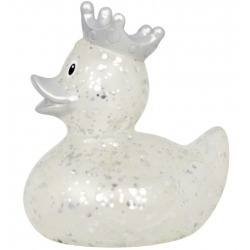 Rubber duck Glitter Crown Silver LILALU  Lilalu