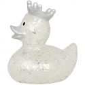 Rubber duck Glitter Crown Silver LILALU