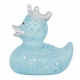 Badeend Glitter Kroon Blauw LILALU  Lilalu