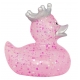 Gummi-ente Glitzer Krone Rosa LILALU  Lilalu