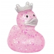 Gummi-ente Glitzer Krone Rosa LILALU  Lilalu