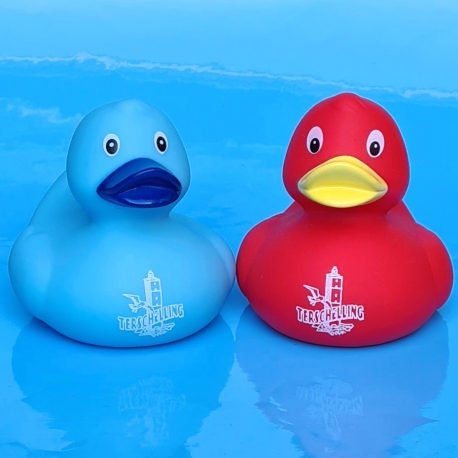 DUCKY TALK I LOVE Terschelling blue  Ducks with text