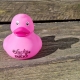 DUCKY TALK  LUCKY duck pink  Ducks with text