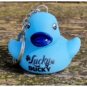 DUCKY TALK Lucky Ducky Schlüsselhanger Blau