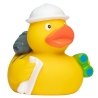 Badeend backpacker wereldreiziger DR