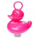 Ente mit Haken KLEIN Rosa  Kermisenten