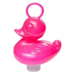 Ente mit Haken KLEIN Rosa  Kermisenten
