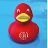 Badeend rood met wit logo LEIDEN