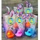 Badeend mini baby blauw B  Overige kleuren