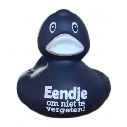 DUCKY TALK Eendje om niet te vergeten donker blauw  Eendjes met tekst