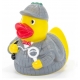 Sherlock Holmes badeend LUXY  Luxy eendjes