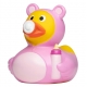 Badeend baby roze DR  Kraamkado