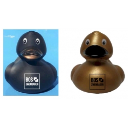 Rubberduck gold 8 cm B  White