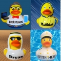 NAME / TEXT auf einer Ente IHRER WAHL
