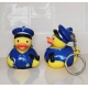 Keychain rubber duck Police  Keychains