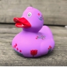 Rubber duck DUTCH DUCKY Tulip Purple  8 cm