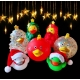 Badeend Kerstbal rood LILALU  Lilalu