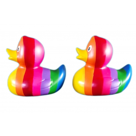 Gummiente Regenbogen ET  Mehrere enten