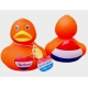 Badeend DUTCH DUCKY Oranje 8 cm B  Dutch Ducky