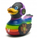 Love is Love Gummiente Ducklin Schwarz