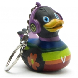 Love is Love Schlüsselanhänger Ducklin Schwarz  Schlüsselringen