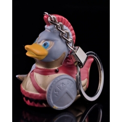 König von Sparta Schlüsselanhänger leonidas Gummiente Ducklin  Schlüsselringen