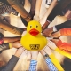 DUCKY TALK JUST BE YOU  Enten mit tekst