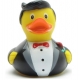 Gummi-ente Bräutigam /Herr mit Rose  Herzen & Hochzeitsgeschenk