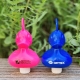 Ente mit Haken GROSS Blau  Kermisenten